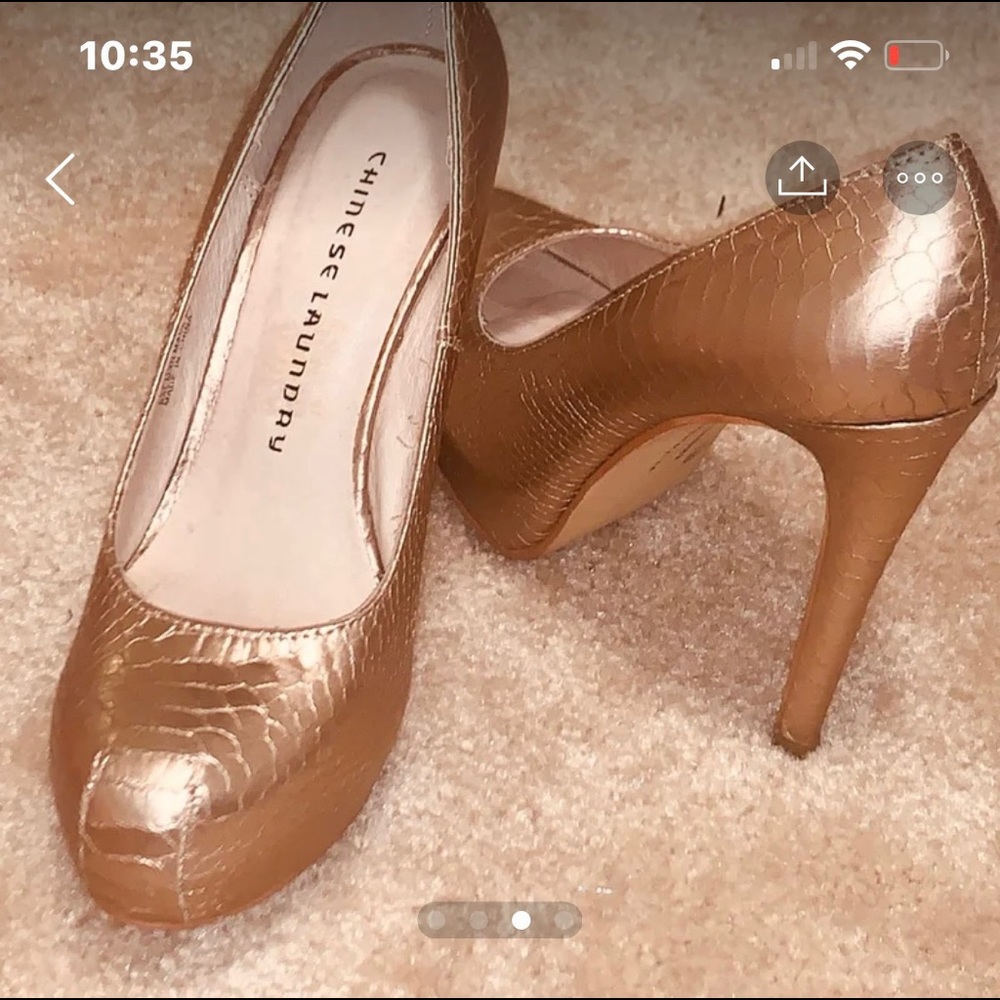 Chinese Landry heels. NWOT